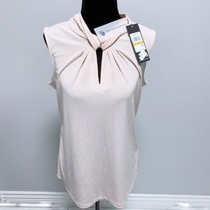 NWT Karl Lagerfeld  twist blouse -S